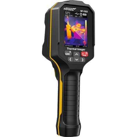 Caméra thermique NOYAFA NF-Y522 HD - Haute résolution 196 x 196°C, résolution infrarouge 96 x 96°, alarmes de température haute et basse, inspection des systèmes de climatisation (1/4)