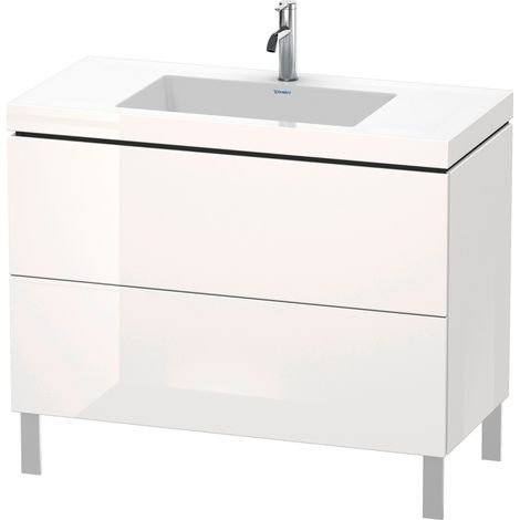 Duravit L-Cube c-bonded Ensemble vertical, 2 tiroirs, sans