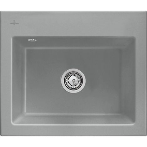 VB EB-SP Subway 60 S 600x510mm Évier Exc-Garn avec revêtement céramique Stone cplus