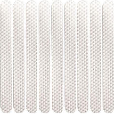 High Quality Anti-Slip Stickers for Bathtub and Stairs (White) [24 Pieces 2 x 20 cm] (1/4)