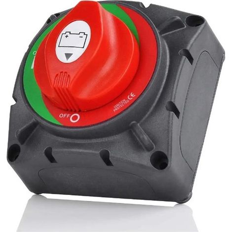 ASW-A720 Battery 600A Power Off Main Switch 2-Pin Waterproof Heavy Duty 2-Side 12V Car RV Battery Switch (1/4)