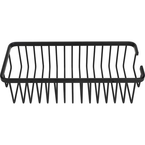 Étagère murale de rangement en aluminium antirouille grande capacité pour cuisine, épices, salle de bain et salon de beauté. Panier de rangement pour épices, salle de bain et salon de beauté. (1/5)