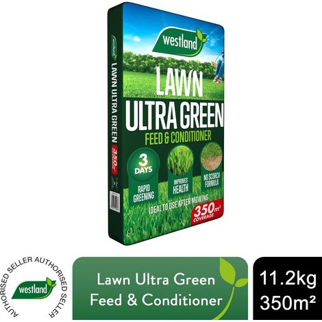 Westland Lawn Ultra Green Improves lawn health, 350m² Coverage Bag (1/3)
