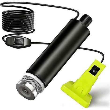 Pompe submersible portable sans fil pour batterie lithium Ryobi 18V/20V, pompe de transfert d'eau polyvalente (1/5)