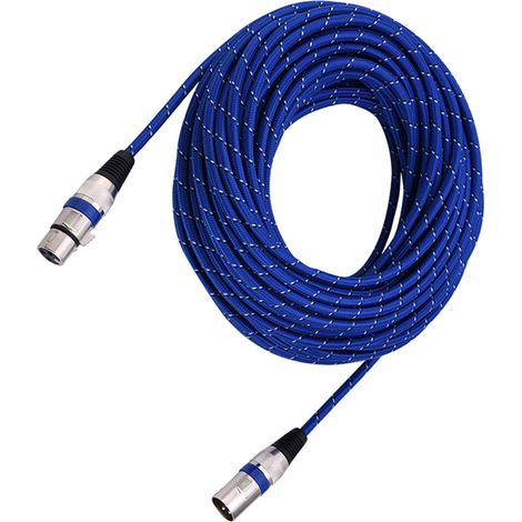 Câble XLR professionnel 20 mètres pour microphone, connecteur mâle-femelle (1/5)