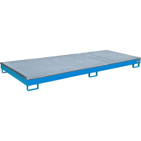Bauer Südlohn Bac à étagère avec insert PE RW-GR 3300-1 PE, peint, bleu clair