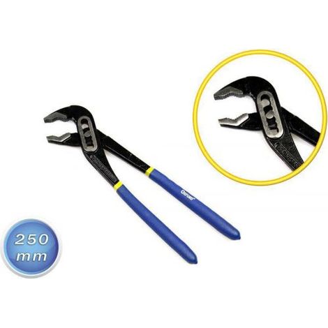 PINZA A PAPPAGALLO 250 MM REGOLABILE CROMO VANADIO MANICO ANTISCIVOLO POLIGRIP
