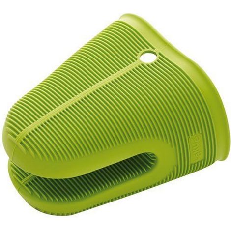 Lékué - Protezione per pinza da cucina, in silicone, colore: Verde fluorescente (1/2)
