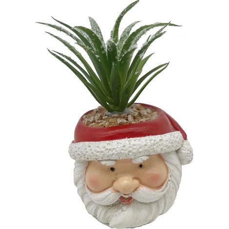 Pot de fleurs de Noël artificiel pour le Père Noël (1/5)