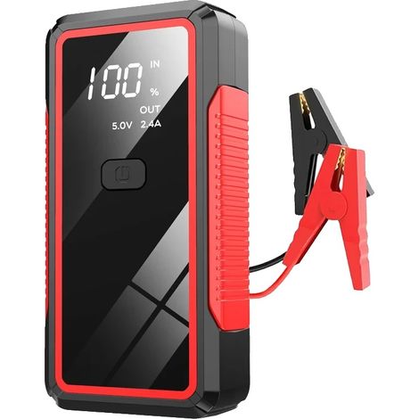 Arrancador de coche, cargador USB, batería de respaldo, clip de cartón común (1/2)