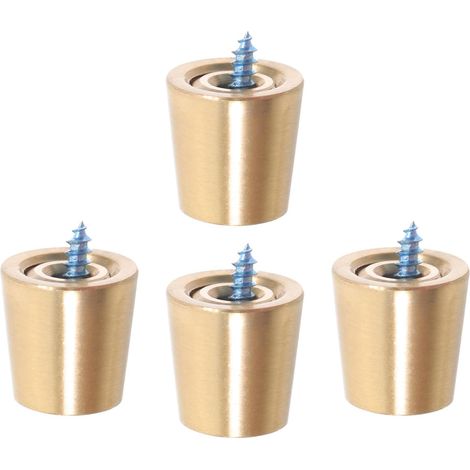 4 Pièces Coussinets pour Lampe Cuivre Solide Supports Métalliques Coniques pour Bases de Lampes Stabilité Renforcée et Installation Facile (1/5)