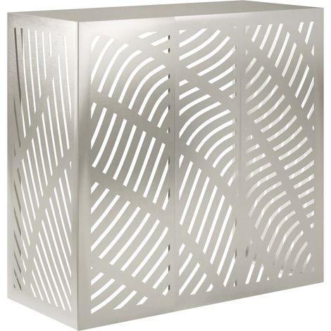 Funda para Aire Acondicionado Plateado 110 x 50 x 105 cm vidaXL