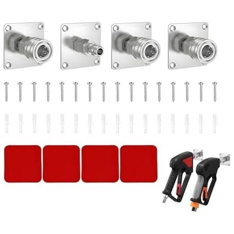 Halterung für Hochdruckreinigerlanze, Schaumstoff-Aufbewahrungsgestell für Garage – Universell schnell montierbar, für Haus, Garten, Werkstatt und Autowaschanlage (1/5)
