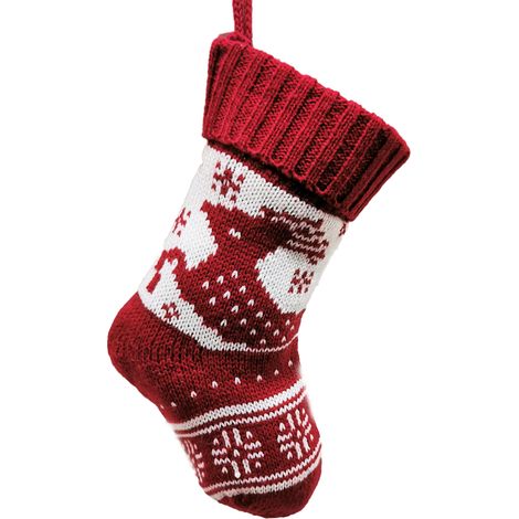 Calcetín Navideño - Para Decoración Festiva - Con Cordel para Colgar - Ideal para Regalos y Dulces - Unidad (1/5)