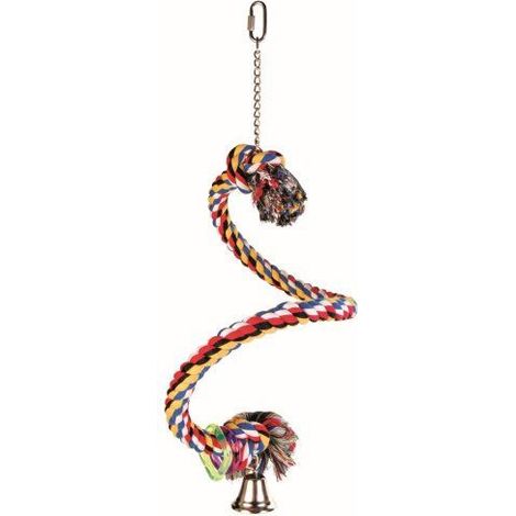Perchoir spiral en corde, flexi., fixation par vis 50 cm/ø 21 mm