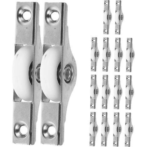 16 Piece Renovation Hardware Wardrobe Cabinet Rollers Sliding Roller (1/5)