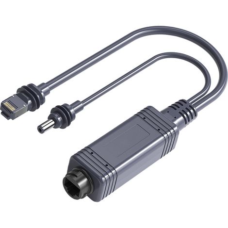 Répartiteur PoE DC37-52V 100W 100m longue distance, adaptateur répartiteur Ethernet PoE pour environnements domestiques et commerciaux (1/5)