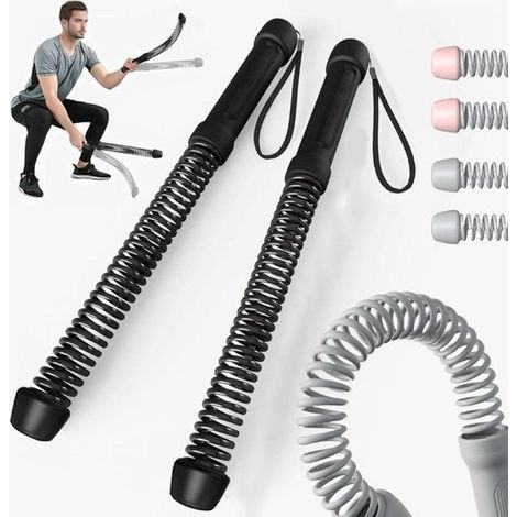 Cordes de combat sans fil améliorées pour la salle de sport à domicile - Câbles d'entraînement lestés pour équipements de fitness HIIT, cardio et musculation (1/5)