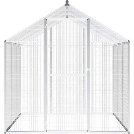 Volière d'extérieur Aluminium 183 x 178 x 194 cm (1/5)