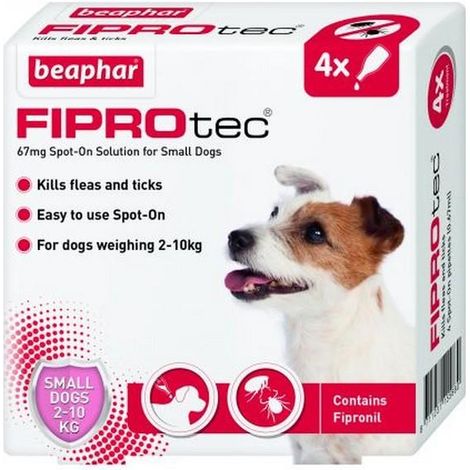 Beaphar Fiprotec Spot On Small Dog (4 Pipettes) - 260700 (1/2)