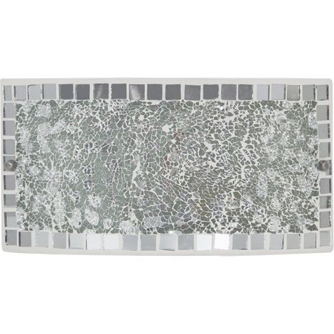FABRILAMP MOSAICO Lampada da parete rettangolare cromata Modello Tenore