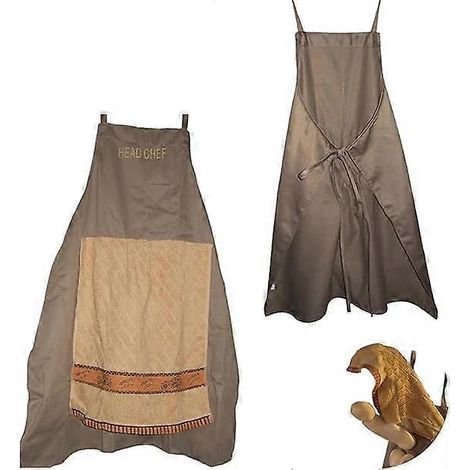 Tablier de cuisine humoristique avec poche cachée, tablier de chef farce, cadeau rigolo pour homme, fête des pères, anniversaire (1/5)