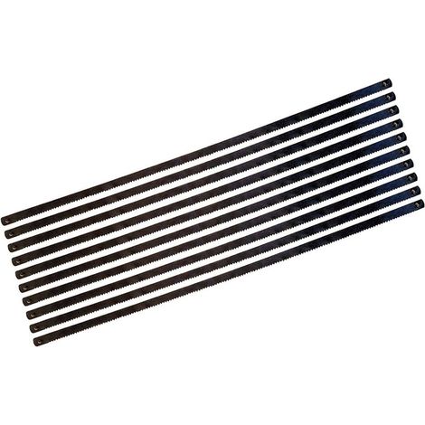 Silverline 10 lame per seghetto da traforo 170 mm 24 tpi