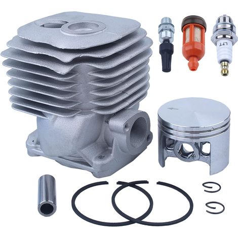 Kit cylindre-piston alésage 52mm pour Stihl TS480i TS500i scie à découper 4250 020 1200, kit cylindre-piston, filtre à carburant, bougie, valve de décompression (1/5)