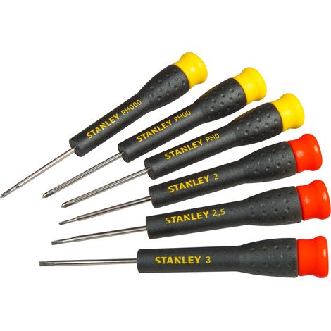Stanley STHT0-62632 6-teiliger Präzisionsschraubendrehersatz