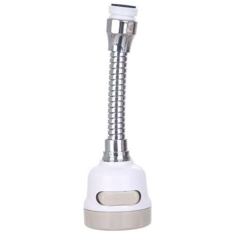 Economie D'eau Embout De Filtre 360 Degrés,3 Modes Réglable Douche Tête Filtre Pulvérisateur Pour Cuisine Salle De Bain (Allonger) (1/4)