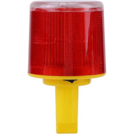 1 Stück Solar-LED-Notfallwarnleuchte, Alarmlampe, Verkehrs-, Straßen- und Bootswarnleuchte