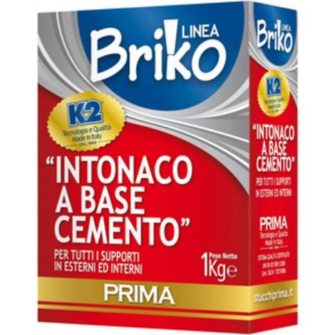 12 x LINEA BRIKO INTONACO INTERNO ESTERNO DA 1 KG