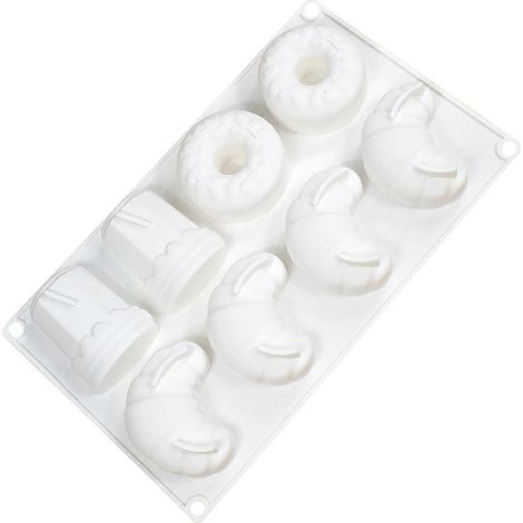 Moule à pâtisserie en silicone, moule à gâteau, moule à chocolat, moule à bonbons, moule à dessert, moule à mini-desserts (1/4)
