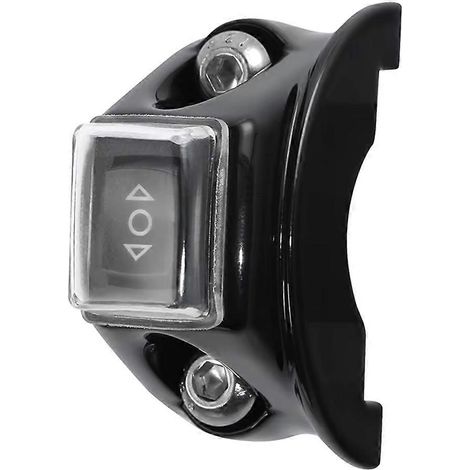 Botón de control del soporte del embrague de motocicleta para Harley Touring Road Street Glide Softail Dyna Todos los modelos Negro (1/5)