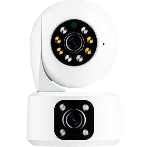 Caméra de sécurité domestique, alimentée par batterie, avec détection de mouvement AI, vision nocturne couleur, stockage TF/cloud (carte non incluse) (1/5)