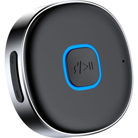 Récepteur Bluetooth pour voiture, lecteur audio pour voiture, qualité audio sans perte, double connexion, plug and play – Argent (1/4)