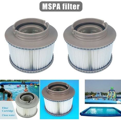 Lot de 2 Filtres pour Spa, Cartouches Filtrantes de Remplacement pour Cartouches de Filtres de Piscine