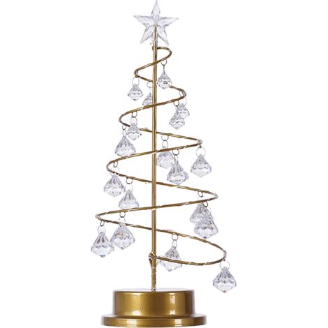 Lampe de Nuit en Fer - Lampe à LED avec Support Décoratif pour Noël et Événements - Dimensions 130x130x330mm - Kit de 1 Luminaire 4.5V