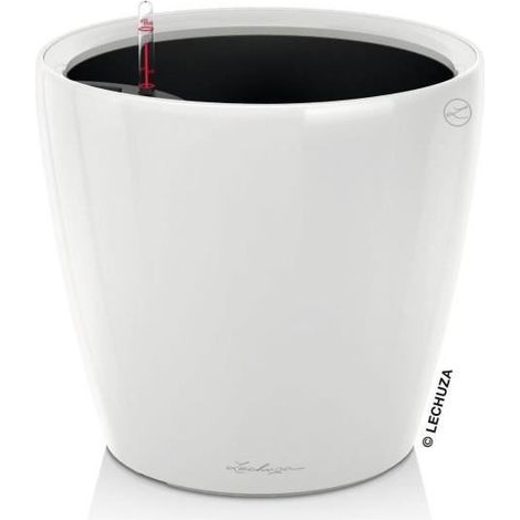 Jardiniere - Classico premium LS 21 - Kit complet - Blanc brillant - 3 L - LECHUZA