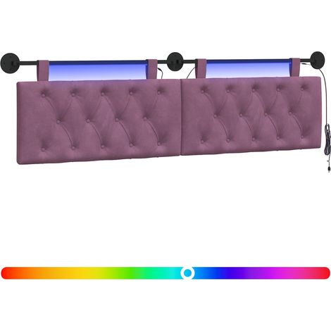 Maison Exclusive - Testiera sospesa Viola Velluto (1/5)