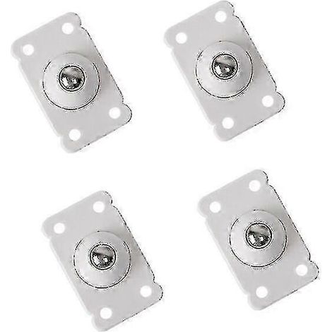 4 mini roulettes autocollantes rotatives à 360° pour meubles (1/5)