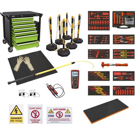 Sealey HVCOM2 EV/Hybrid Master Tool Kit 23pc (1/4)