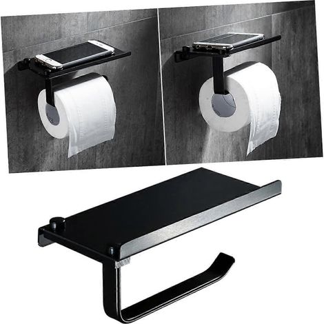 Porte-papier toilette vintage en laiton avec panier, distributeur mural antirouille pour salle de bain (1/5)