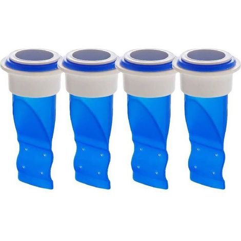 Clapet anti-retour - LON® - Siphon évier réglable - Bleu 4 - Silicone haute qualité compatible 1,5-1,75 cm (1/5)