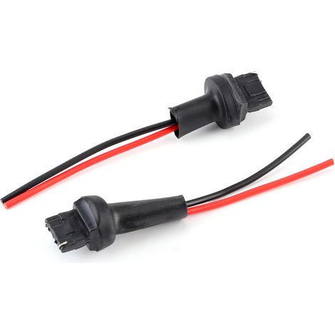 Adaptateur T20/992/7440 mâle, faisceau de câbles avec douille monofilament, pour conversion feux de croisement et clignotants, ampoule auto, kit de raccordement étanche, remplacement direct, 12V. (1/4)