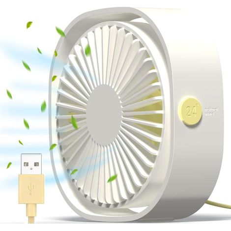 Ventilateur USB Mini (Blanc) (1/5)