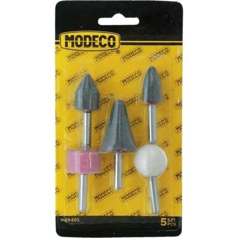 Set di pietre per molatura Modeco mn-68-601 5 forme metallo (1/3)