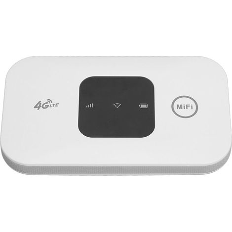 Routeur Wifi Portable - 4G LTE - Jusqu'à 10 Connexions Simultanées - Batterie 2100 mAh - Blanc - 1 Pièce (1/5)