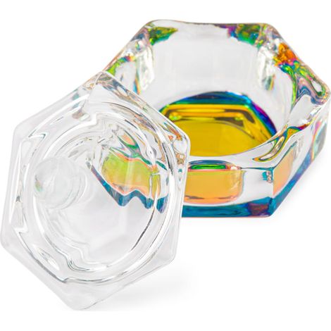 Gobelet en verre avec couvercle pour liquide, nettoyant, henné n° 2 (1/4)