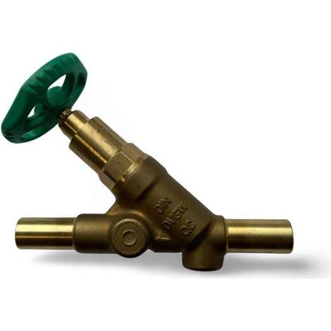 BRUSE Multi System Freistromventil DN 15 - 18 mm Schrägsitzventil o. Entleerung zum Pressen o. Löten